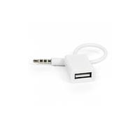 AUX mâles fiche Audio Jack de 3,5 mm pour câble adaptateur USB 2.0 convertisseur femelle cordon voiture MP3