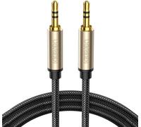 Aux Mini Jack 3.5Mm Ugreen Av125 câble, plaqué or, 3M (Gris)