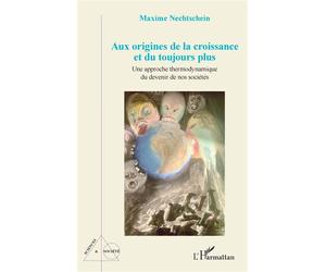 Aux origines de la croissance et du toujours plus Une approche thermodynamique du devenir de nos sociétés - Maxime Nechtschein - L'harmattan - broché - Essai