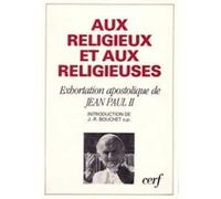 Aux religieux et aux religieuses Jean-Paul II (Auteur)