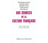 Aux sources de la culture française