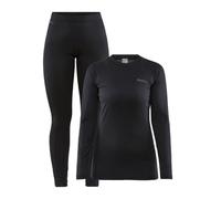 aux womanarys ensemble CRAFT CORE Warm Couche de base noire L