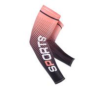 AUXDIQ Manchettes de Bras Homme & Femme Manchon Bras Compression Manche de Bras Soleil Bras Manches Glacé Sun UV Protection Tatouages Couvrants Rose