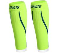 AUXDIQ Manchons de Mollet Manchons de Compression de Mollet de Sport Compression de Chaussettes Course à Pied Jogging Cyclisme Vert