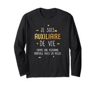 Auxiliaire de Vie Humour Cadeau drôle Manche Longue