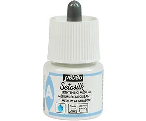 Auxiliaire peinture sur soie - Médium éclaircissant Setasilk Pébéo - 45 ml