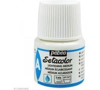 Auxiliaire peinture textile - Setacolor - Médium éclaircissant - 45 ml