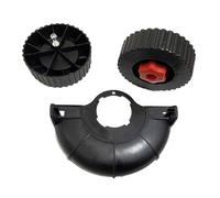 Auxiliaire résistant à l'usure pour tondeuses électriques, processus d'installation ergonomique, performances de coupe optimisées, kit de roue avec design antidérapant