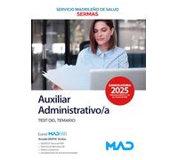 Auxiliar Administrativo/a del Servicio Madrileño de Salud. Test del temario