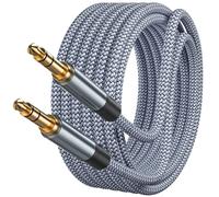 Auxiliary Audio Cable 3.5mm 3m Braided TRS Aux Cable Compatible with Car Headphones,Sound Amplifier,TV,PC,Laptop,iPod,MP3 Player,iPad