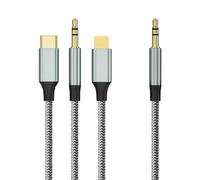 Auxiliary Cable for iPhone,USB C to 3.5 mm Jack Stereo Car Cable,3.5 mm Stereo Jack Cable Compatible with iPhone/Galaxy/Huawei/OnePlus/Pixel.[Y98]