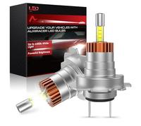 AUXIRACER Ampoule LED H7 canbus, 32000LM, 50W，6500K lumière Blanche Forte, Phare de Voiture, kit de Conversion halogène 12V，2 Ampoules H7 360