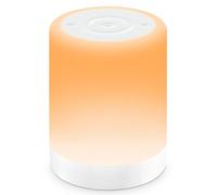 Auxmir Lampe de Chevet, Veilleuse LED avec 256 Couleur RVB, Lampe Ambiance sans Fil avec Minuteur, Veilleuse Allaitement Nuit Tactile, 3000mAh Rechargeable USB pour Chambre Enfant, Salon, Camping