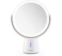 Auxmir Miroir Grossissant 1X 10X Pivote 360 Deux Cts Miroir de Maquillage Lumineux LED Rglable en 5 Niveaux de Luminosit. [6627]