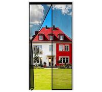 Auxmir Moustiquaire Porte Fênetre Magnétique 90x230cm, Rideau Anti Mouches Aimantée Maille Ultra Fine, Moustiquaire Baie Vitree Coulissante Sans Perçage avec Ruban Adhésif, Fermeture Automatique