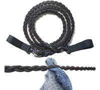 AUXPhome Corde à Linge tri-tressée, Corde de séchage Portable pour intérieur et extérieur, Cintre Coupe-Vent pour Camping et Utilisation à la Maison - Pas Besoin de Crochet