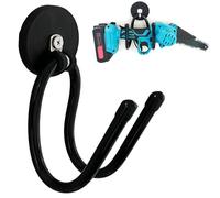 AUXPhome Crochets magnétiques robustes pour rangement de garage, support d'outils électriques de jardin, cintres pour tronçonneuse, boîte à outils puissante pour garage, atelier, boîte à outils