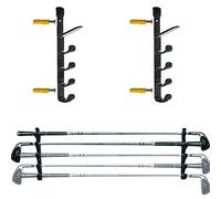 AUXPhome Étagère murale pour club de golf - Support horizontal pour club de golf - Pour homme et femme - Pas de clubs de golf