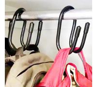 AUXPhome Lot de 2 cintres solides pour sacs à dos et main, grands crochets de placard
