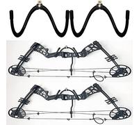 AUXPhome Lot de 2 supports muraux de rangement en forme d'arc, crochets muraux, sans rayures, peut supporter jusqu'à 9 kg - Peut contenir 2 arcs - Sans nœud