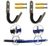 AuXPhome Lot de 2 supports muraux pour épée avec bandes en feutre