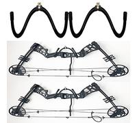 AUXPhome Lot de 2 supports muraux pour nœud - Support mural pour ranger et exposer votre nœud - Pas de rayures - Peut supporter jusqu'à 9 kg - Peut contenir 2 nœuds - Sans nœud