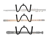 AUXPhome Lot de 3 supports muraux pour flûte - Garde votre instrument à portée de main pour jouer plus souvent ; garde l'instrument loin des animaux curieux
