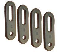 AUXPhome Lot de sangles de porte en caoutchouc pour HISUN Yamaha Rhino 450 660 700 UTV Massimo Bennche QLINK Coleman 400 500 600 700