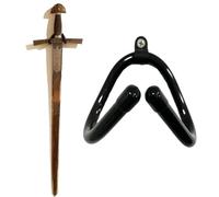 AUXPhome Mini support mural pour épée, poignard, hache, keyblade - Affichage vertical ou horizontal - Facile à mouler selon vos besoins spécifiques - Simple et robuste