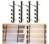 AUXPhome Support de rangement mural à cinq couches pour clubs de golf - Support de rangement pour putter de golf - Peut contenir jusqu'à 10 clubs de golf