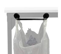 AUXPhome Support de sac poubelle en plastique sous la table pour bureau, support magnétique pour sac d'épicerie pour camping-car, camping, pique-nique, dortoir, bureau, etc. - Très approprié pour une