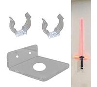 AUXPhome Support mural transparent pour sabre lumineux - Facile à installer - Donne cet effet flottant - utilisé dans les environnements commerciaux et résidentiels - Pas de sabre laser