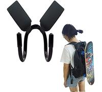 AUXPhome Support professionnel pour skateboard, longboard et skateboard électrique | Universellement compatible avec n'importe quel sac à dos à double bandoulière | Sangles réglables et crochet réglable