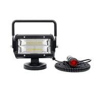 AUXTINGS 13 cm 72W Portable LED lumière de travail Offroad Spot Light interrupteur allume-cigare support de base magnétique pour voiture SUV remorque tracteur camion ingénierie maintenance camping