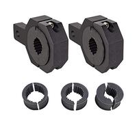 AUXTINGS 2 pièces 1/1.5/1.75/2 pouces Supports de barre lumineuse Support de montage Kits de pince de barre Barre verticale Bull Bar UTV Roll Bar Clamp Tube Roll Cage Clamps Mount