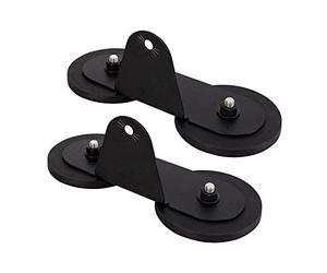 AUXTINGS 2 pièces Base magnétique Supports de Montage de Barre Lumineuse LED Support de Ventouse Puissant pour Montage latéral Droit incurvé de Barre Lumineuse LED sur Le Toit du Capot