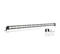 AUXTINGS 25 Pouces 120W Ultra Slim Rangée Unique LED Barre de lumière Faisceau de Point avec Support de Montage pour Tout-Terrain Ranger ATV UTV SUV