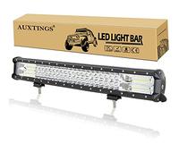 AUXTINGS 58 cm 324W Triple rangée 7d Barre lumineuse LED de travail spot inondation Combo Faisceau DC 12V-24V 6000K Offroad Véhicules 4x4 ATV Utvs