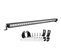 AUXTINGS 84 cm Barre Lumineuse LED,90W Spot Feux de Route avec connecteur DT, 9000 lumens étanches Une rangée Feux Phare de Travail pour véhicule Camion SUV Bateau UTV éclairage Tout-Terrain Tracteur