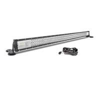 AUXTINGS Barre Lumineuse Droite à LEDs de 50 Pouces avec Support magnétique kit de Harnais de câblage 12V, Lampe de Travail à Triple rangée de Spots pour Car Off Road Truck SUV 4x4 Trailer,6000K
