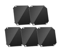 AUXTINGS Lot de 5 Housses de Protection pour Barre Lumineuse de Travail LED réglables et connectables, lentille en Polycarbonate Durable Noir de 11 cm, étanche à l'eau, à la poussière et aux Rayures