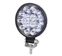 AUXTINGS Mini lampe de travail LED ultra fine de 10 cm 42 W pour camion, tracteur, bateau, 4 x 4, voiture, SUV, ATV, excavatrice
