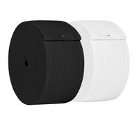 AUYAO 2pcs Elastique Couture Bande Élastique, 40mm x 6m Bande Élastique Couture Noire et Blanc, Ruban Elastic avec Dispositif de Filetage pour Pantalon Jupe Ceinture Bricolage