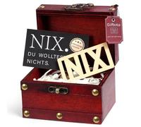 AUYAO Coffre au Trésor Vintage en Bois Enfant, 11,3x8,1x8cm Coffre Pirate avec Plaques en Bois et Cartes de Vœux, Boîte à Bijoux de Décoration, Petit Coffre en Bois pour Stockage, Décoration