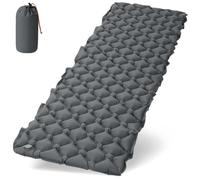 AUYAO Matelas Camping Gonflable, 190x60x5cm Matelas Autogonflant Portable avec Pompe à Pied Intégrée, Tapis de Couchage Matelas Ultra Léger Imperméable pour Tente Trekking Voyage