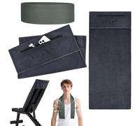 AUYAO Serviette Microfibre de Sport 50*120cm, 2Pcs Serviette de Fitness avec Serviettes Rafraîchissantes, Serviette de Voyage Douce Légère, Serviette Salle de Sport Ultra Absorbante avec Poche Zippée