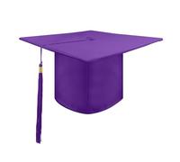 AUYAO Toge Diplômé, Chapeau d'étudiant Docteur Baccalauréat Graduation Réglable avec Pendentif, Chapeau de Diplomé Unisexe, Toque Diplome Adulte, Cap Université Lycée pour la Remise de Diplôme