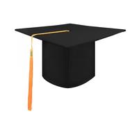 AUYAO Toge Diplômé, Chapeau d'étudiant Docteur Baccalauréat Graduation Réglable avec Pendentif, Chapeau de Diplomé Unisexe, Toque Diplome Adulte, Cap Université Lycée pour la Remise de Diplôme