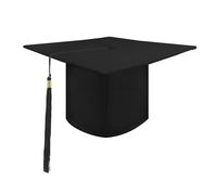 AUYAO Toge Diplômé, Chapeau d'étudiant Docteur Baccalauréat Graduation Réglable avec Pendentif, Chapeau de Diplomé Unisexe, Toque Diplome Adulte, Cap Université Lycée pour la Remise de Diplôme