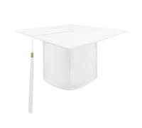 AUYAO Toge Diplômé, Chapeau d'étudiant Docteur Baccalauréat Graduation Réglable avec Pendentif, Chapeau de Diplomé Unisexe, Toque Diplome Adulte, Cap Université Lycée pour la Remise de Diplôme